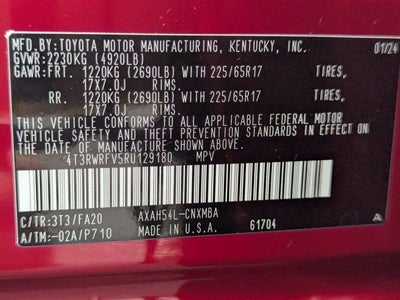 2024 Toyota RAV4 Hybrid XLE