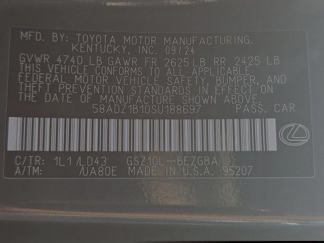 2025 Lexus ES 350