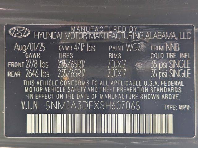 2025 Hyundai Tucson SE