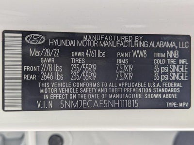 2022 Hyundai Tucson Limited