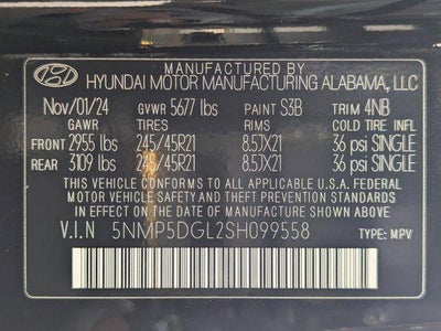 2025 Hyundai Santa Fe Calligraphy