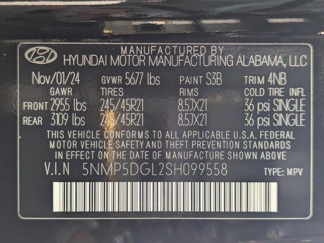 2025 Hyundai Santa Fe Calligraphy