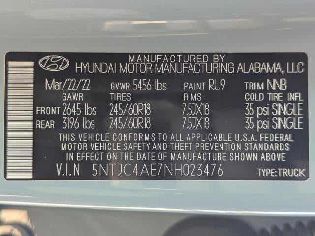 2022 Hyundai Santa Cruz SEL