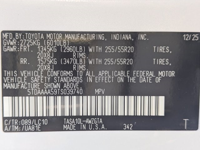 2026 Toyota Grand Highlander Limited