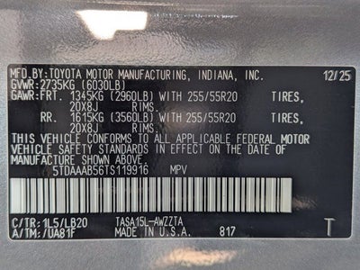 2026 Toyota Grand Highlander Platinum