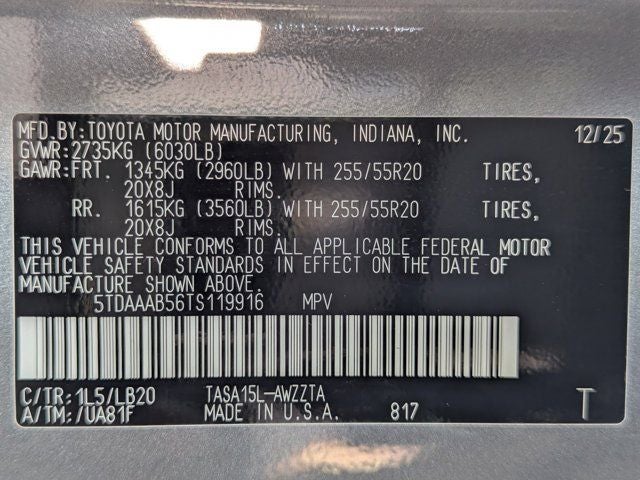 2026 Toyota Grand Highlander Platinum