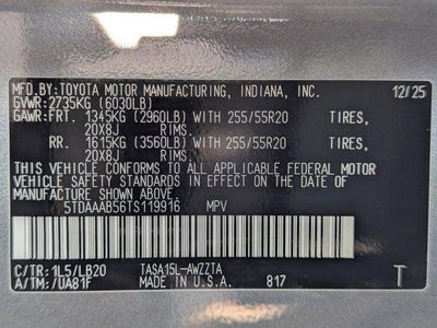 2026 Toyota Grand Highlander Platinum