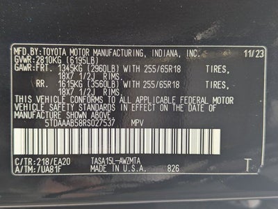 2024 Toyota Grand Highlander XLE