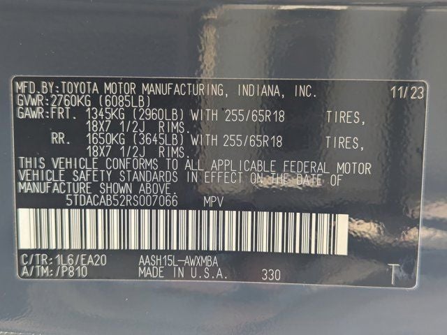 2024 Toyota Grand Highlander Hybrid XLE