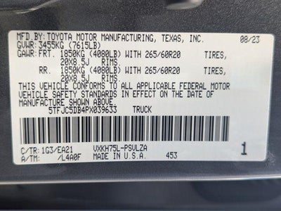 2023 Toyota Tundra Hybrid Limited