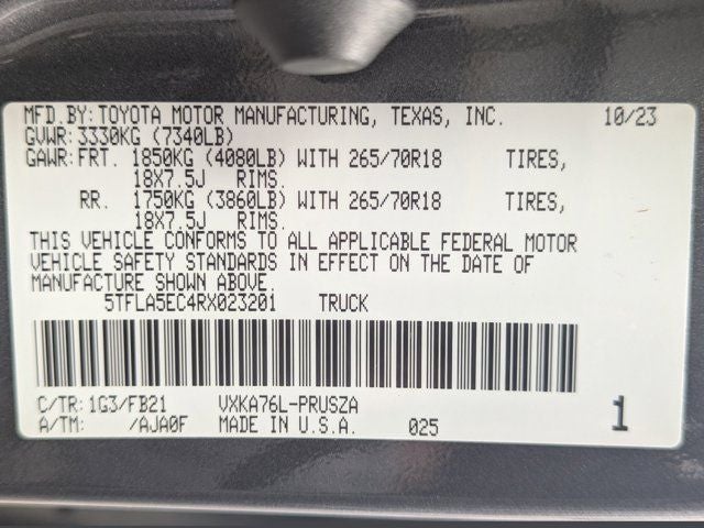 2024 Toyota Tundra SR5