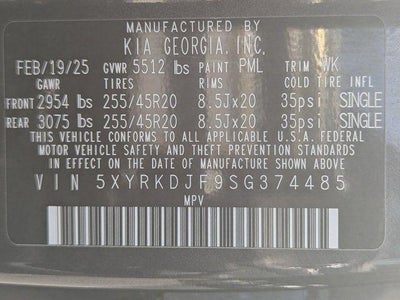 2025 Kia Sorento X-Line SX Prestige