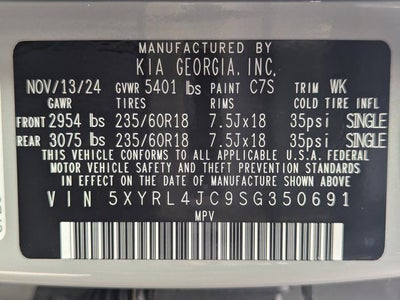 2025 Kia Sorento S
