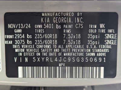 2025 Kia Sorento S
