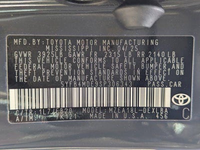 2025 Toyota Corolla LE