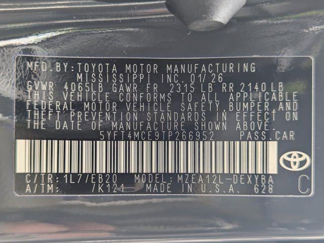 2026 Toyota Corolla XSE