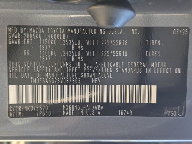 2025 Toyota Corolla Cross Hybrid XSE