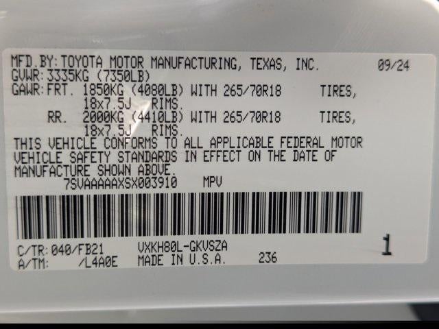 2025 Toyota Sequoia SR5