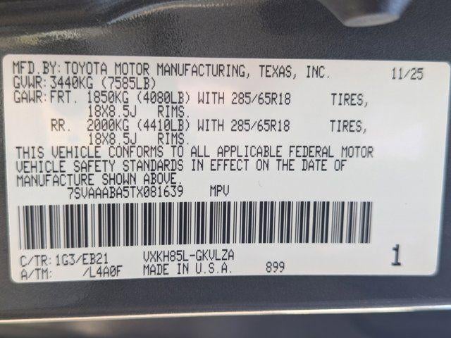 2026 Toyota Sequoia TRD Pro