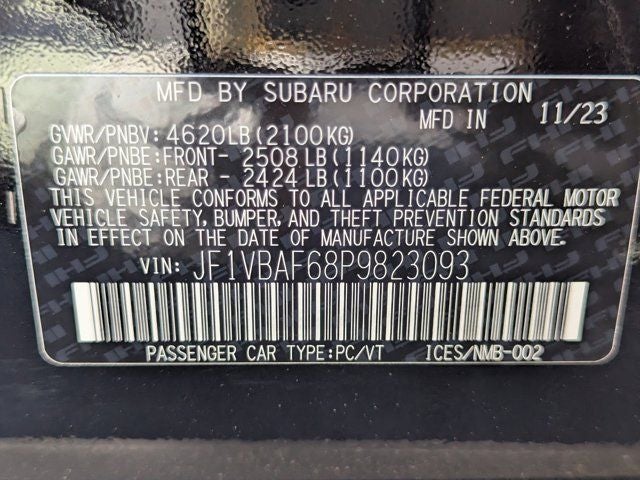 2023 Subaru WRX Premium