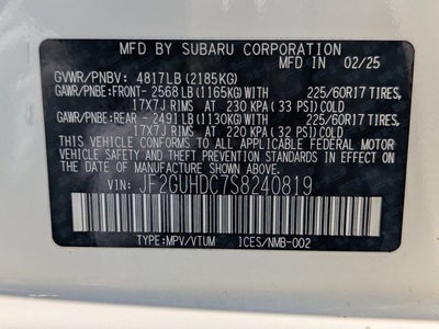 2025 Subaru Crosstrek Premium