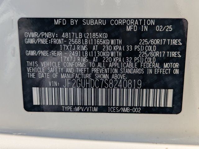 2025 Subaru Crosstrek Premium