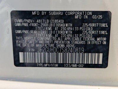 2025 Subaru Crosstrek Premium