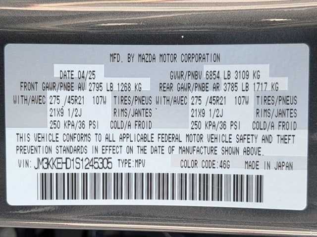 2025 Mazda Mazda CX-90 3.3 Turbo Premium Plus