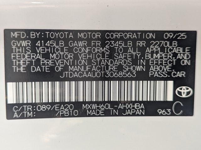 2026 Toyota Prius Limited