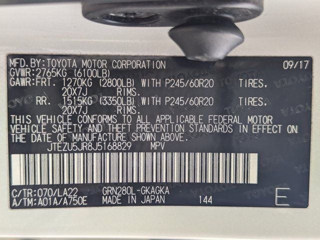 2018 Toyota 4Runner Base