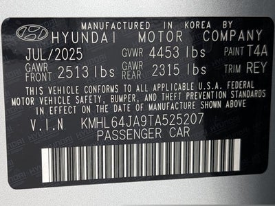 2026 Hyundai Sonata SEL Sport