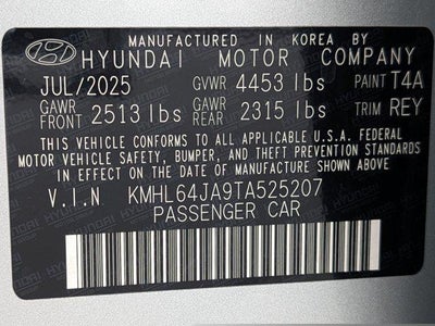 2026 Hyundai Sonata SEL Sport
