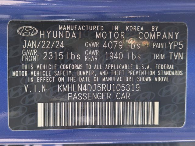 2024 Hyundai Elantra Hybrid Limited