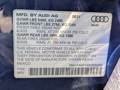 2022 Audi Q5 45 S line Prestige quattro