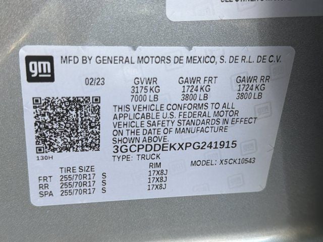 2023 Chevrolet Silverado 1500 LT