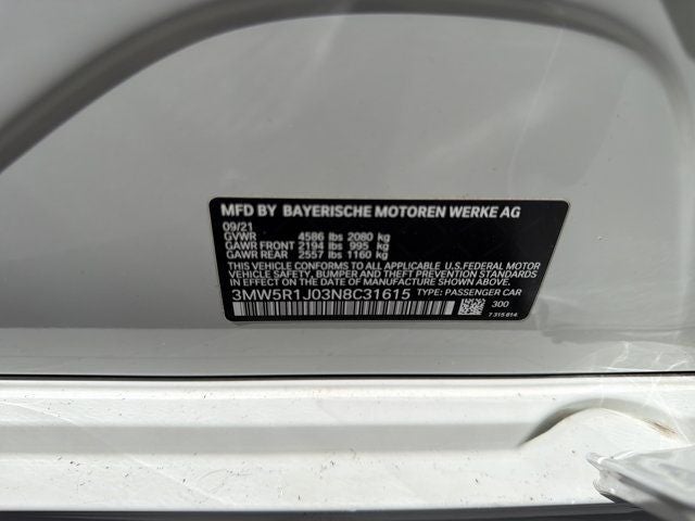 2022 BMW 3 Series 330i