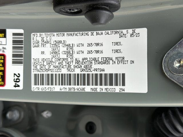 2023 Toyota Tacoma TRD Off-Road V6