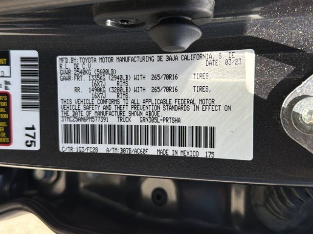 2023 Toyota Tacoma Trail Edition V6