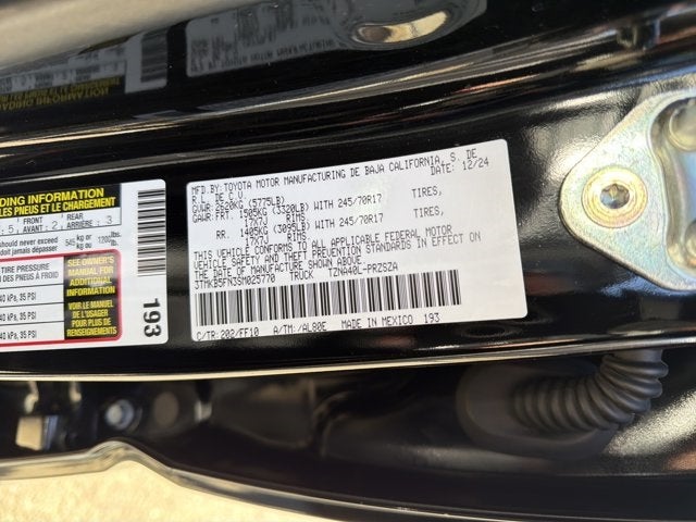 2025 Toyota Tacoma SR5