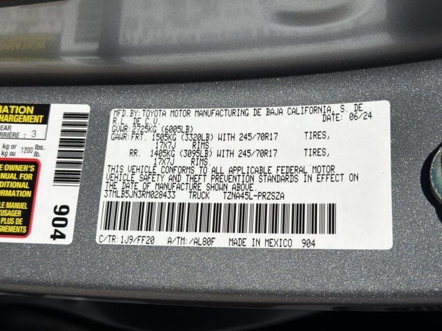 2024 Toyota Tacoma SR5