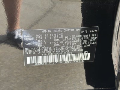 2025 Subaru Outback Touring XT