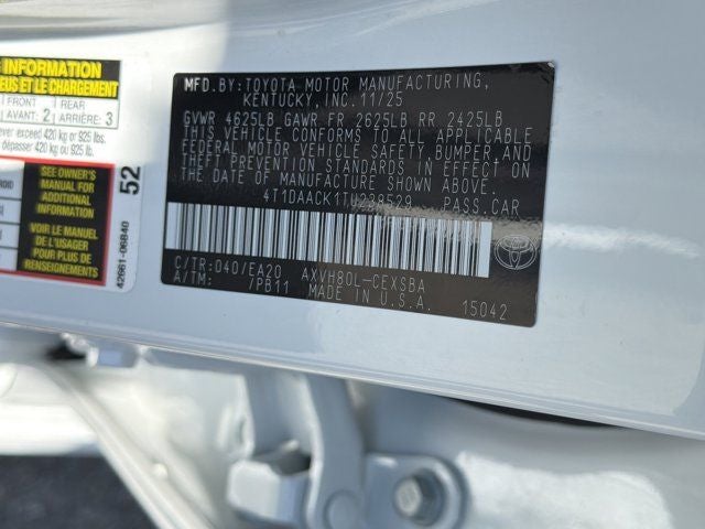2026 Toyota Camry SE