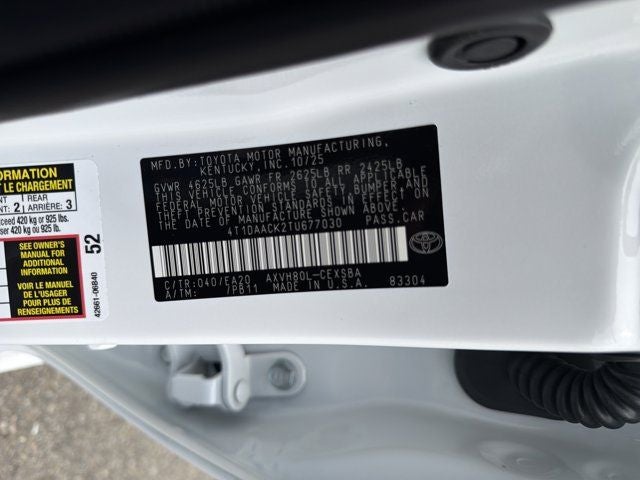 2026 Toyota Camry SE