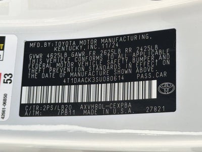 2025 Toyota Camry XSE