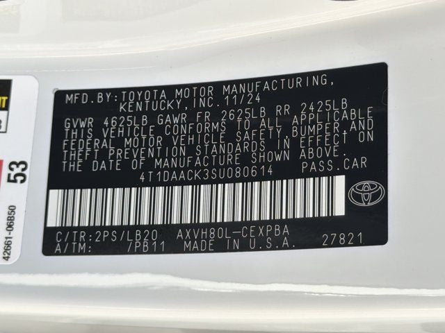 2025 Toyota Camry XSE