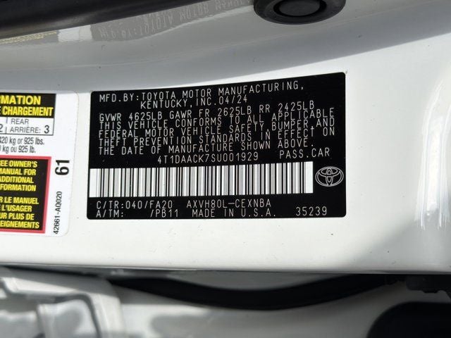 2025 Toyota Camry LE