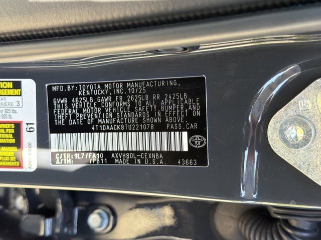 2026 Toyota Camry LE
