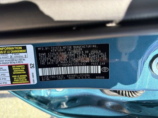 2026 Toyota Camry SE