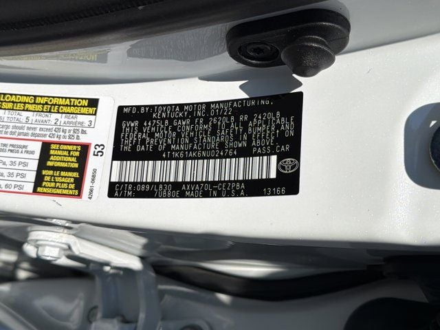 2022 Toyota Camry XSE