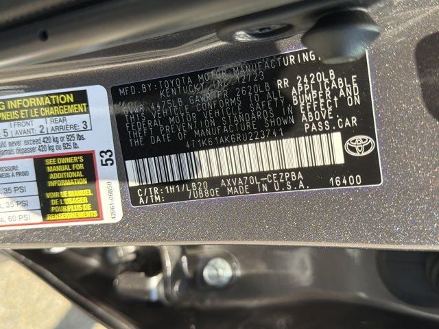 2024 Toyota Camry XSE